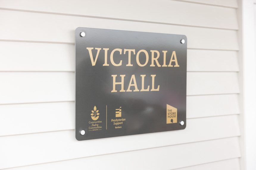 Community food support new focus for historic Victoria Hall